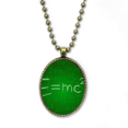 thumbnail image 1 of La relatividad de la ciencia física de la fórmula de cálculo Collar Colgante de cadena vintage Colección de joyas colgantes Unbranded M, 1 of 3