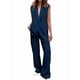 thumbnail image 2 of Conjuntos de 2 Piezas para Mujer: Chaleco Sin Mangas y Pantalón , Conjunto de Blazer Informal de Negocios. Azul Marino L, 2 of 6