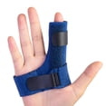 thumbnail image 1 of Soporte para dedo, férula para dedo en gatillo para dolor de artritis en el dedo meñique, anillo medio índice, lesión en el tendón, estabilizador de dedo roto, 1 of 5