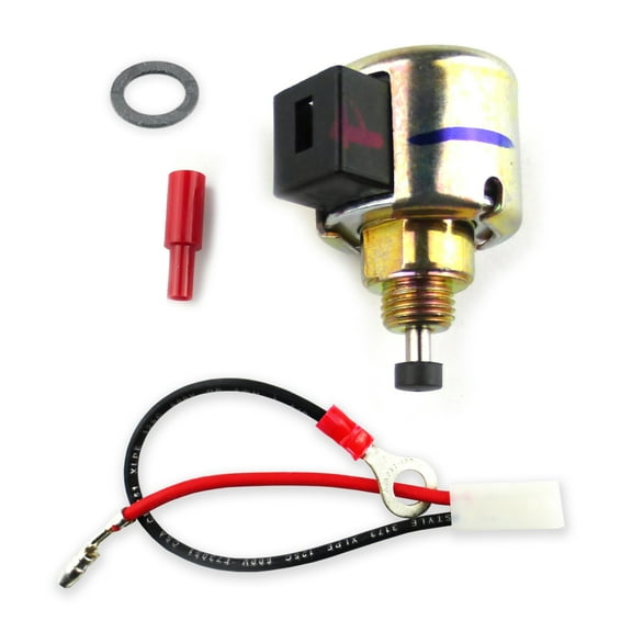 Genuine Kohler Fuel Shut-Off Solenoid Kit for Mower Engines / 26501, 26503, 26507, 26508, 26510, 26512, 26514, 26515, 26516, 26520, 26522, 27504, 27510, 27535 / 12 757 09, 1275733-S, 12 757 33-S
