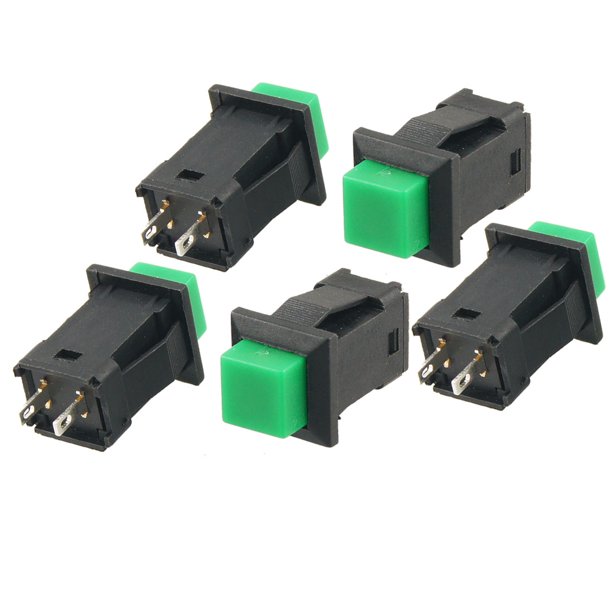 5pcs Momentary Square Push Button Switch SPST 250V/1A 125V/3A Gbdlg