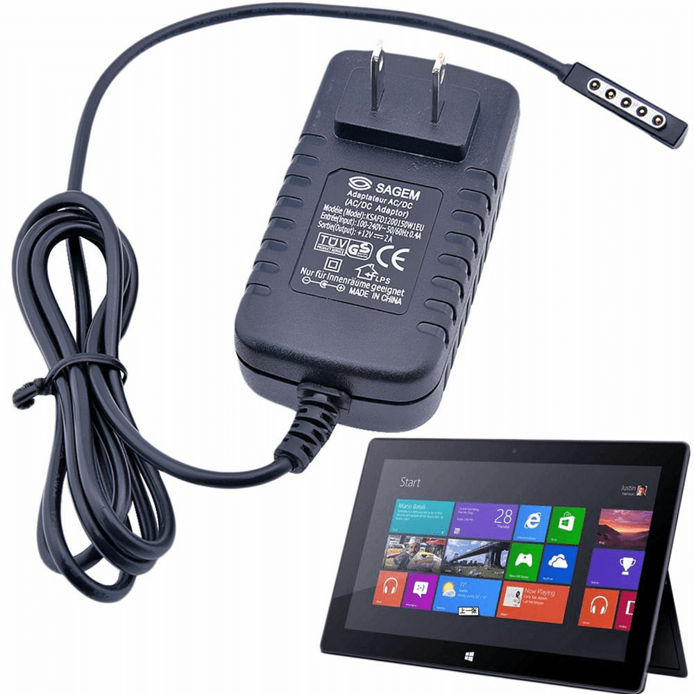 JahyElec AC Power Travel Charger Adapter For Microsoft Surface Windows