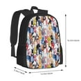 thumbnail image 3 of Ratiio Colourful Horses Backpack for Men and Women - Durable 600D Oxford Cloth -Large Capacity, Water-Resistant School, Travel, and Hiking Bag, 3 of 6