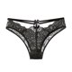 thumbnail image 1 of Gibobby Calzoncillos de encaje para mujer Bragas sexis de cintura de Color negro para mujer, bragas de encaje transparente, ropa interior para mujer, bragas(Negro,Talla única), 1 of 4