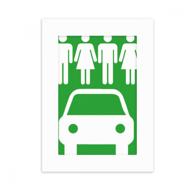 Four People Energy Vehicles Protect Environment Desktop Photo Frame Picture Display Decoration Art Painting