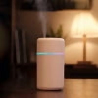 Humidificador de aromaterapia Cool, humidificador de escritorio USB de 2 velocidades, proyector LED de estrellas, ideal para coche, oficina, dormitorio y sala de estar