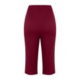 thumbnail image 5 of JIUKE Capri Leggings for Women High Waisted Yoga Capris Running Workout Soft Slim Fitted Cropped Trousers 2 Pack, 5 of 5