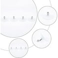 thumbnail image 4 of 12PCS License Plate Suction Cups Hooks Clear 52Mm Diameter Strong Suctions Cup Holders Bathroom Kitchen Shelf Accessories with Iron M6 Cap Nut for Shade Cloth Acrylic Plate, 4 of 8