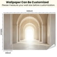 thumbnail image 3 of Peel and Stick Wallpaper Archway Wall Mural 3D Church Door Living Room Corridor Entryway Decor Modern Art Wall Mural Decor Self Adhesive and Removable 100in x 144in, 3 of 8