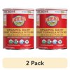 (2 pack) Earth's Best Organic Dairy Powder Baby Formula with Iron DHA & ARA, 32 oz Canister
