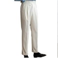 thumbnail image 3 of Dagegui Dress Pants for Men Vintage Business Suit Pant Solid Color Straight Leg Work Office Trousers with Pockets Beige 2XL, 3 of 6
