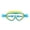 Lake Blue+Yellow, variant on Children's swimming goggles for boys and girls 3-8 - Lightweight Silicone, Anti-Fog Wide Lens, Retro Design Child Swim Goggles, Adjustable Straps, Hair-Safe Buckle, Cotton Pouch Included, Bubblegum