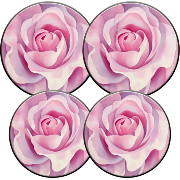 Gas Stove Burner Cover,Electric Stove Top Protector,Easy to Clean,Pink Rose in a Graceful Painting