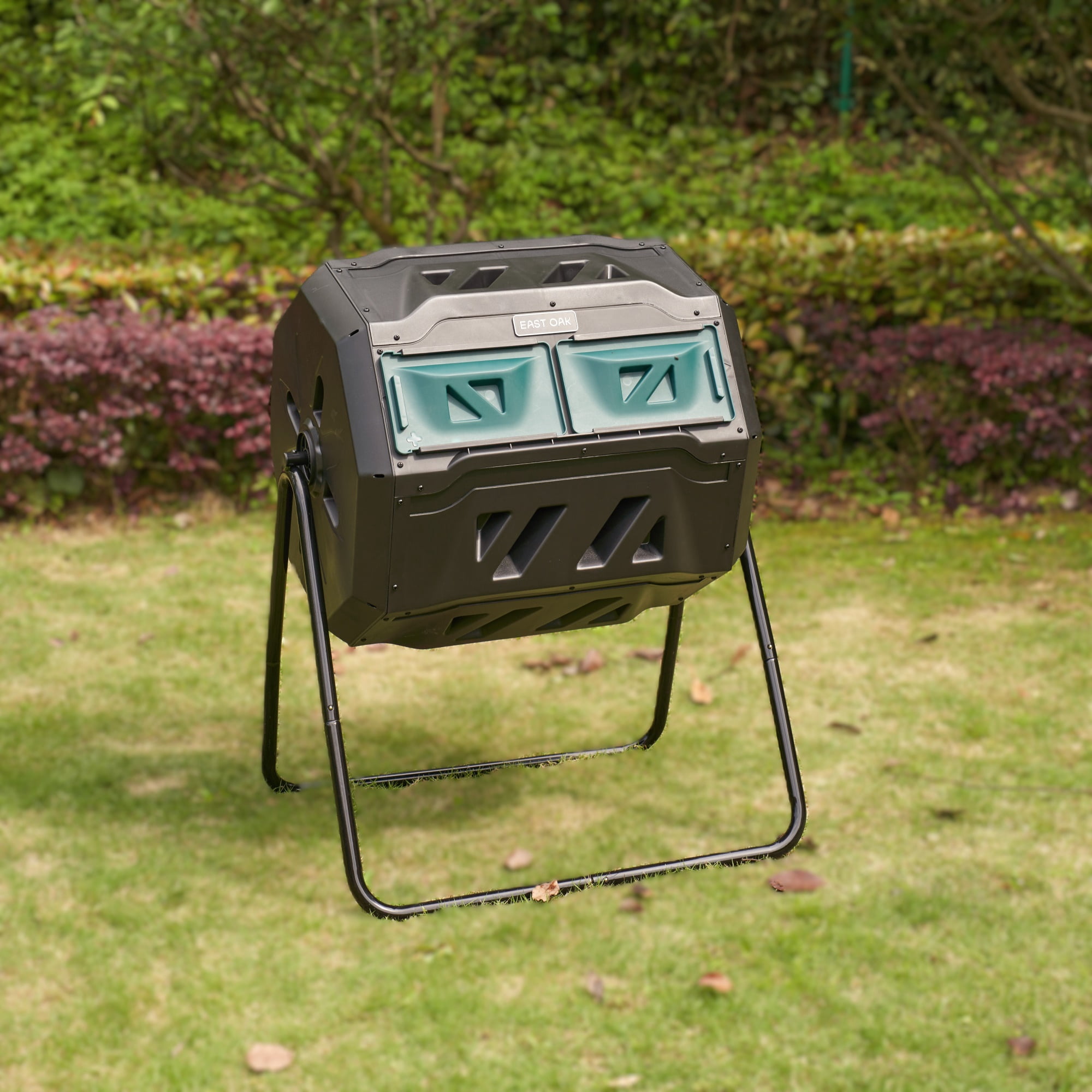EAST OAK 43 Gal Outdoor Composter Tumbling Compost Bin