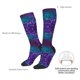 thumbnail image 4 of Balery Purple and Green Glitter Calcetines novedosos Calcetines deportivos Calcetines hasta la rodilla Calcetines de algodón Calcetines originales y geniales, 4 of 6
