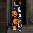 thumbnail image 5 of Halloween Jumpsuits for Women, One Piece Sleeveless Pumpkin Print Rompers Pants, Adjustable Strap Baggy Overalls, Wide Leg Jumpsuit Baggy Harem Pants, Summer Fall Outfits, Orange XL, 5 of 6