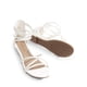 thumbnail image 4 of Sandalias Gladiadoras Planas con Tiras para Mujer DREAM PAIRS Blancas Talla 8.5, 4 of 8