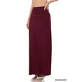 thumbnail image 2 of TheLovely Women & Plus Basic Relaxed Foldable High Waist Draped Maxi Skirts, 2 of 2