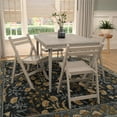 thumbnail image 3 of CoscoProducts COSCO XL Wood Slat Back Folding Chair, 2-Pack, Gray Grey, 3 of 8