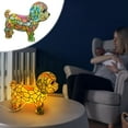 thumbnail image 7 of Chihuahua Lamps - Retro Dogs Stained Resin Tabletop Night Light, Dog Series Art Night Light, 3D Cute Pet Dogs Themed Lamp Stained Glass LED Table Lamps, Fun Gift for Dog Lovers (Chihuahua), 7 of 7