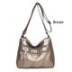 thumbnail image 4 of Guardurnaity Bolso bandolera de PU para mujer, bolso de hombro informal de almacenamiento de gran capacidad, organizador de bolsos, bolsos de mensajero Bolsas de mensajero y de hombro Bronce Guardurnaity AP013862-06, 4 of 6