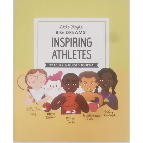 Little People BIg Dreams Inspiring Athletes Treasury and Guided Journal