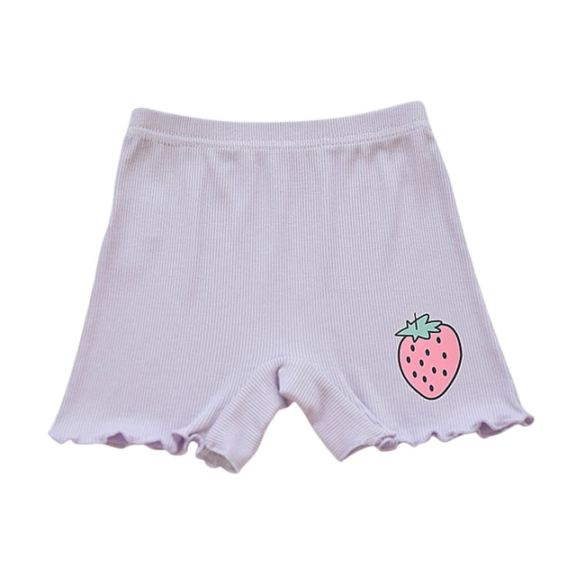 Odeerbi 2-8 Años Niñas Bicicleta Pantalones Cortos Algodón Seguridad Bajo Vestido Slip Pantalones Cortos Yoga Danza Pantalones Cortos Ropa Interior Leggings Pantalones