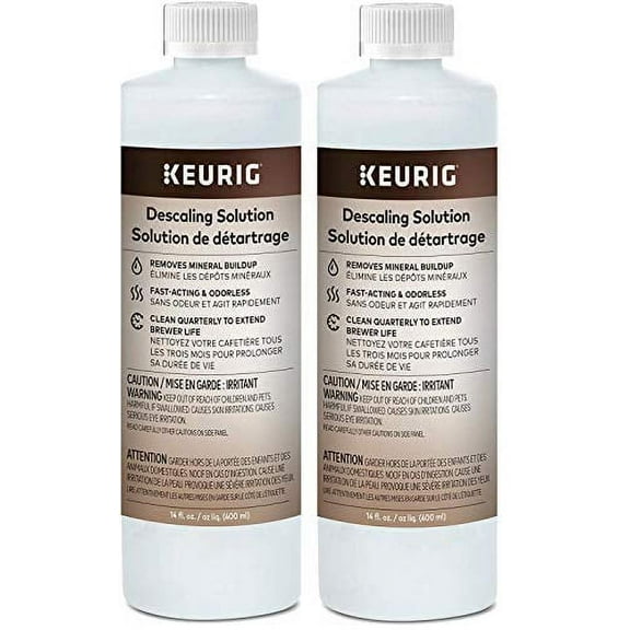 Keurig Descaling Solution Brewer Cleaner, Includes 28 oz. Descaling Solution, Compatible with Keurig Classic/1.0 & 2.0 K-Cup Pod Coffee Makers (28 oz)