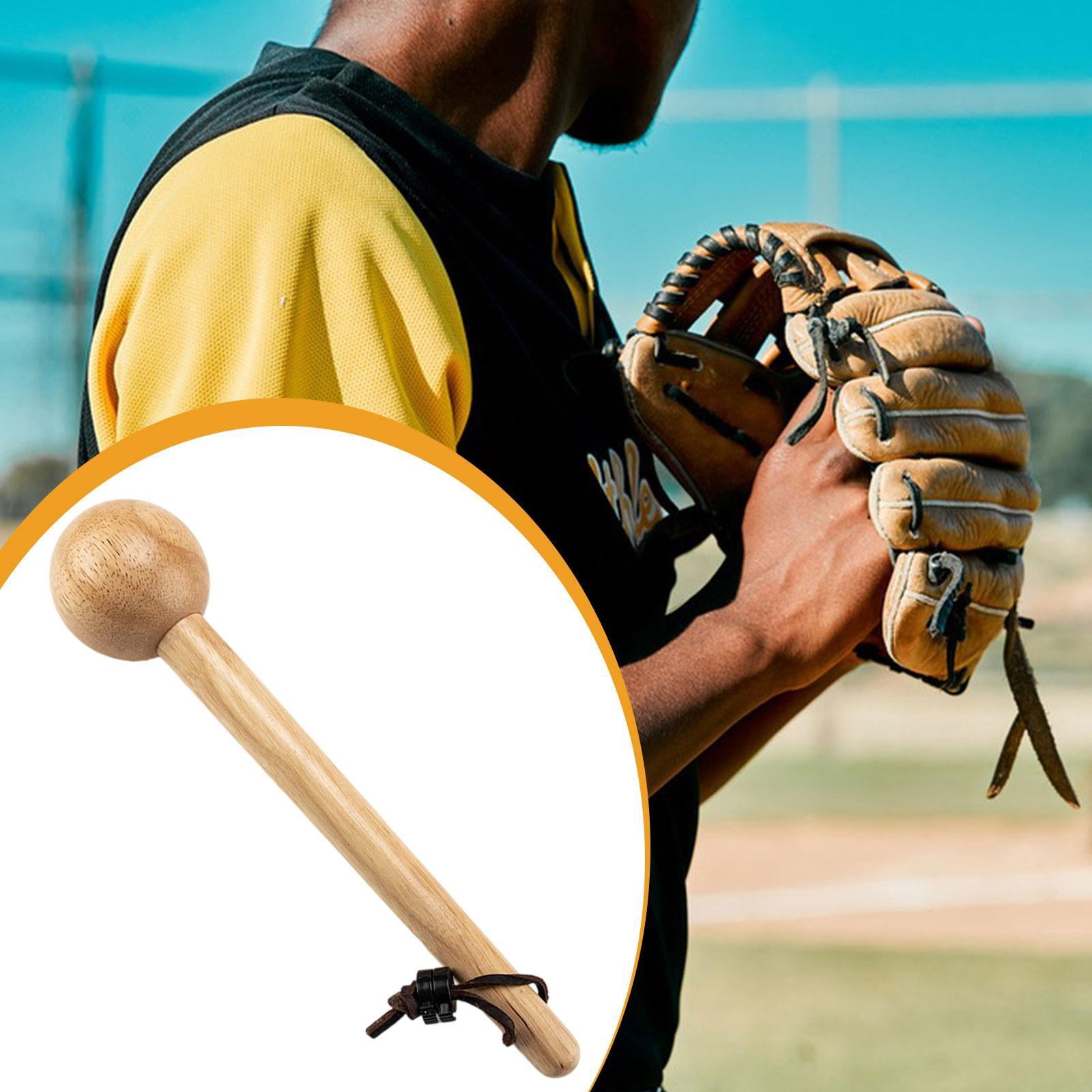 Baseball Glove Mallet Hammer Shaper Wooden Construction with Long Handle Ideal for Baseball Players Equipment