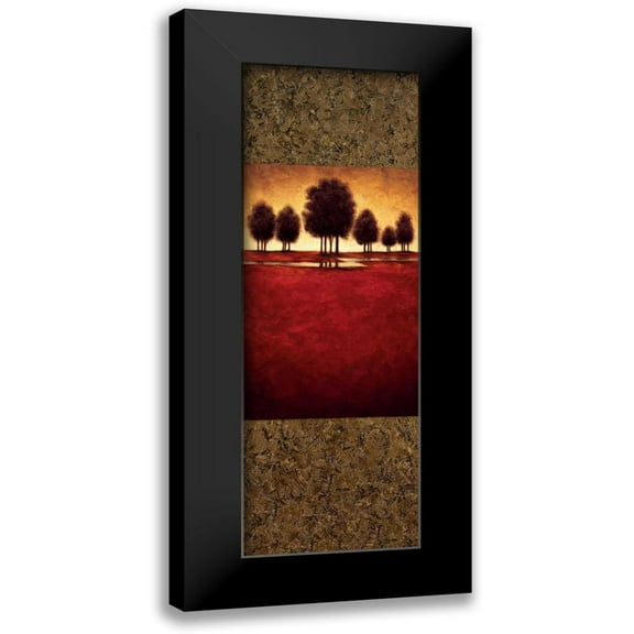 Williams, Gregory 7x14 Black Modern Framed Museum Art Print Titled - Tranquil Radiance II