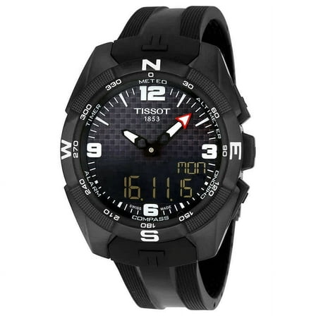 Tissot Men's T-Touch T091.420.47.057.01 Black Rubber Swiss Multifunction Watch