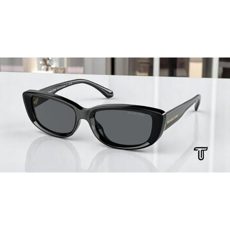 MICHAEL KORS MK2210U 300587 Asheville Black Grey Solid 54 mm Women's Sunglasses