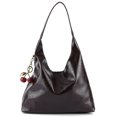 thumbnail image 2 of Superior Elegante Bolso Slouchy Transporte para Mujeres PU Gran Capacidad Con Cerezo Cierre Desplazamiento Suave, 2 of 9