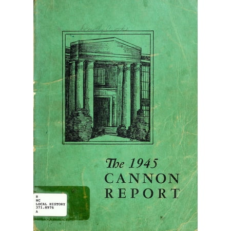 (Custom Reprint) Yearbook: 1945 Cannon High School - Cannon Report Yearbook (Kannapolis, NC)
