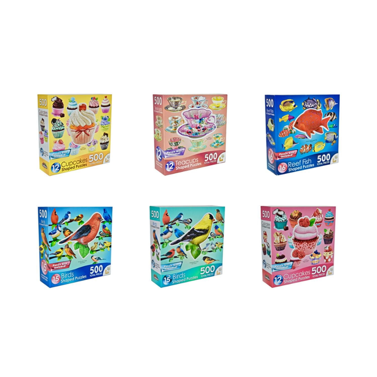 Cra-Z-Art 15 Énigmes en Formes des Oiseaux, 500pcs