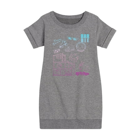 

Barbie - Dream Summer - 1959 Original - Living the Dream - Barbie Dream House - Toddler And Youth Girls Fleece Dress