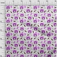 thumbnail image 3 of oneOone Cotton Cambric Purple Fabric Kids Animal Craft Projects Decor Fabric Printed By The Yard 42 Inch Wide, 3 of 4