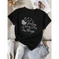 thumbnail image 1 of Find Joy in the Little Things Cursive Lettering Plus Size Pastel Unisex T-Shirt X239, S - 5XL, 1 of 4