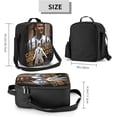 thumbnail image 2 of #7 Cristiano Ronaldo Meal Bag Insulated Lunch Bag Waterproof Reusable Lunch Box Ice Packs For Adult, Black, 2 of 8