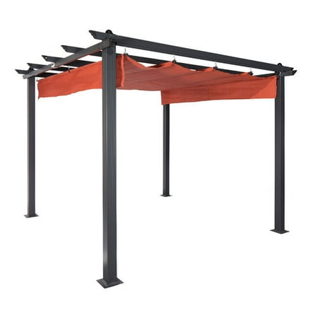Coolaroo Constantine 9 Ft. W X 9 Ft. D Metal Pergola - Walmart.com Coolaroo Constantine 9 Ft. W x 9 Ft. D Metal Pergola - Coolaroo Constantine 9 Ft. W X 9 Ft. D Metal Pergola - Walmart.com