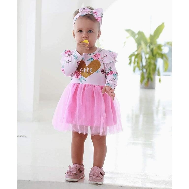 Pink tutu top skirt 12 months