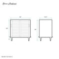thumbnail image 2 of Delice 36" Freestanding Bathroom Vanity Cabinet without Top in Natural Oak, 2 of 6