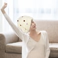 thumbnail image 2 of Luxshiny 2Pcs Flannel Sleep Hat with Simple Design for Women Comfortable Sleep, 2 of 8