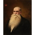 thumbnail image 2 of Konrad Jaskólski 12x14 Black Ornate Wood Framed Double Matted Museum Art Print Titled: Portrait of Ignacy Wolski (1900), 2 of 5