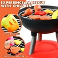 Play Kitchen Toys Pretend Barbecue Grill Playset for Boys Girls 36