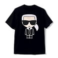 thumbnail image 1 of Camiseta negra icónica de Karl Lagerfeld T Shirt.yt, 1 of 3