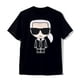 thumbnail image 1 of Camiseta negra icónica de Karl Lagerfeld T Shirt.yt, 1 of 3