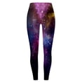 thumbnail image 6 of DHFJKG 2 Piece Sets For Women Summer Workout Outfits Short Sleeve Loungewear Sets Galaxy Printed Leggings Casual Tracksuits Comfortable Outfit, 6 of 6