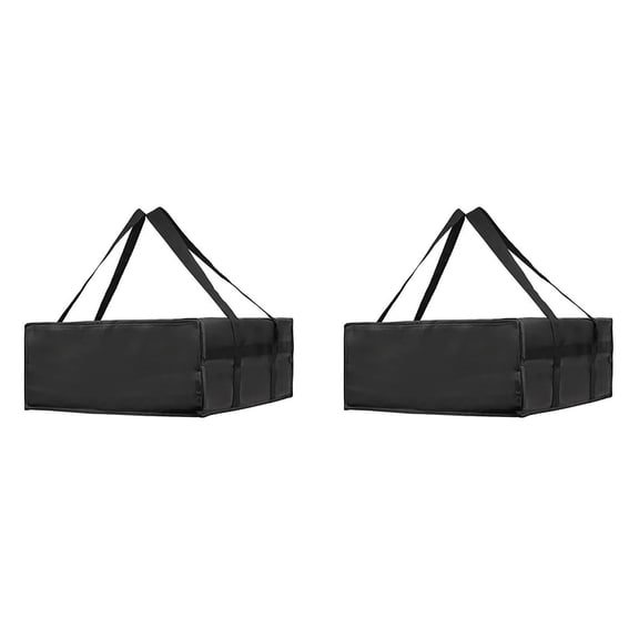 2PCS Pizza Bags for Transport 20X20X6 Inch Insulated Non Woven Cloth Pizza Bag for Outdoor Picnic 50X50X15cm Home Decor
