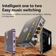 thumbnail image 4 of NFC Bluetooth 5.3 Receptor de Audio Transmisor Luz RGB USB 3.5MM AUX Coaxial Óptico Adaptador Convertidor Negro, 4 of 5